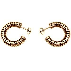9ct Gold Snake Body Earrings