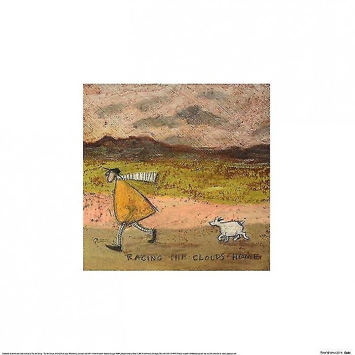 Sam Toft Racing The Clouds Home Poster