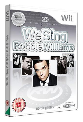 We Sing Robbie Williams (Wii) - PAL - New & Sealed