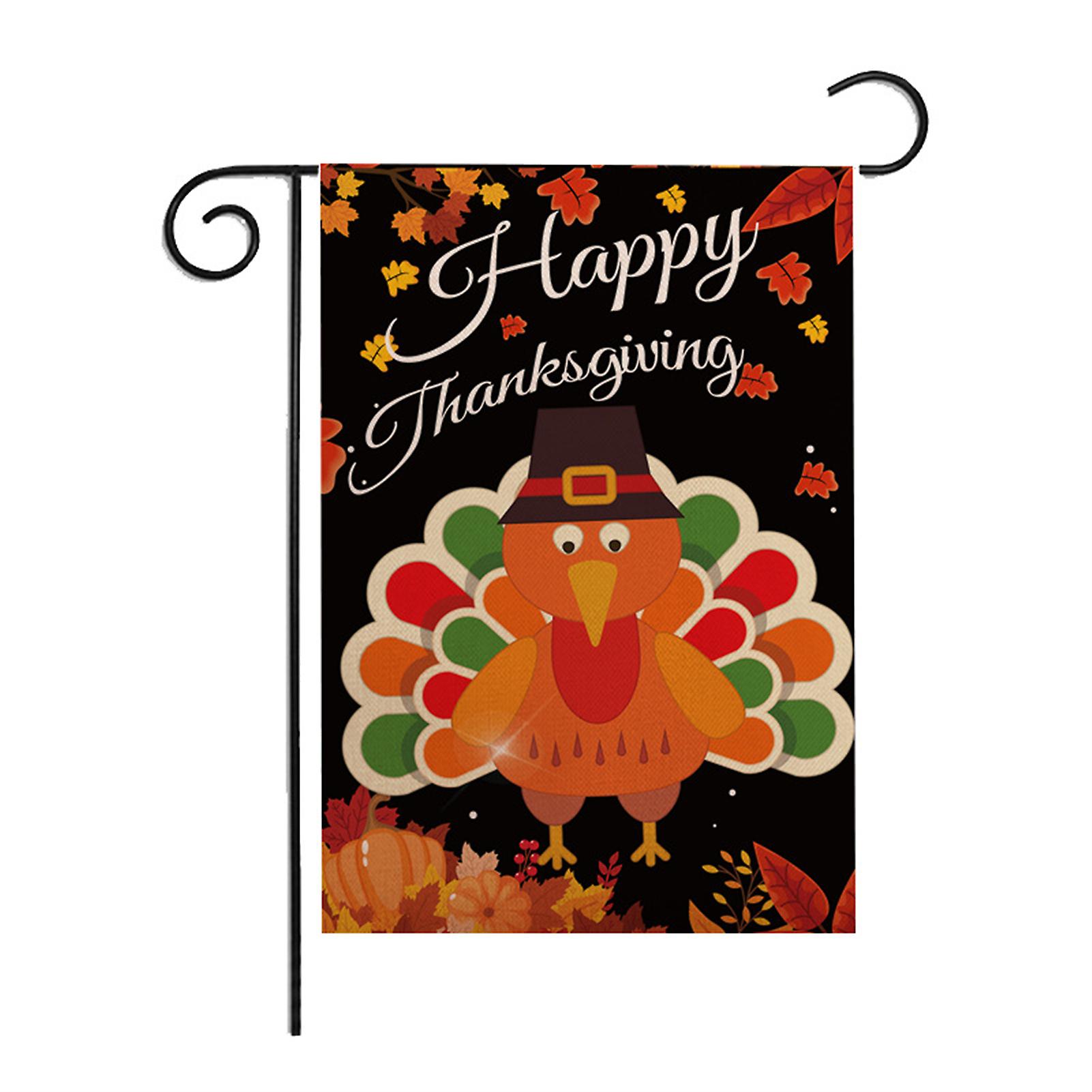 Autumn Patio Garden Flags Colorful Multi Patterns Flags Greeting Guests & Passers-by