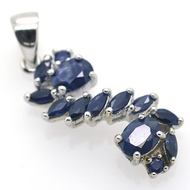 Sapphire And 925 Silver Pendant awo-8