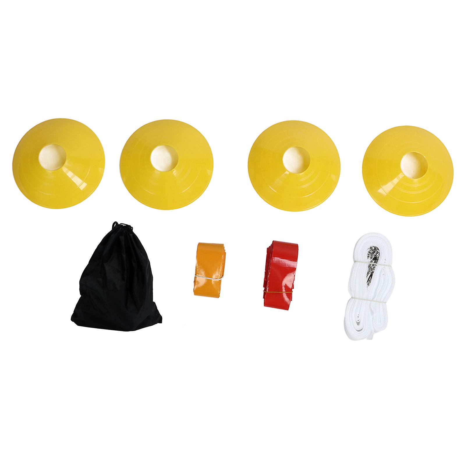 Flag Football Set 10 Player Football Belts Flags Kit 10 Belts 30 Flags 4 Cone for Playing