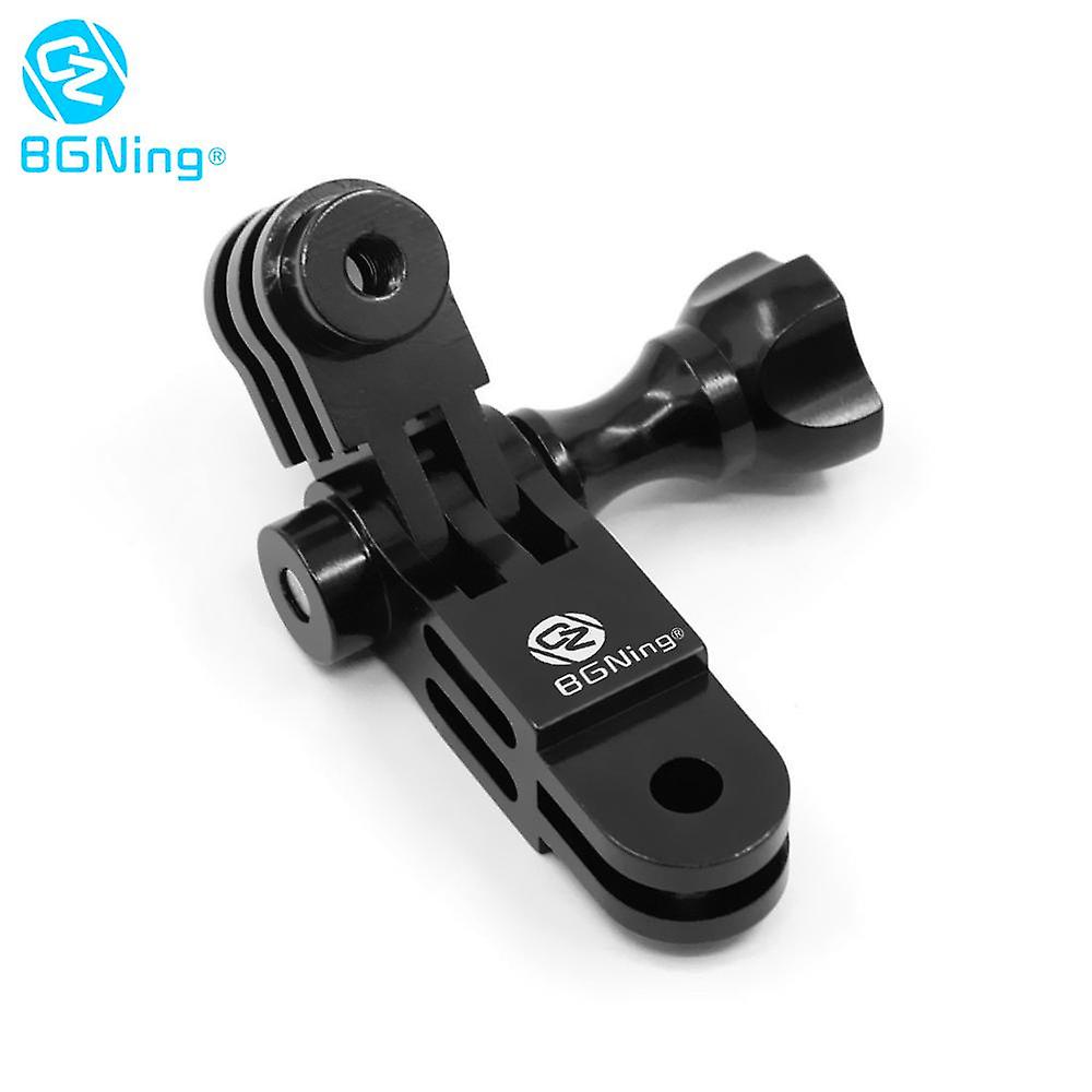 Bgning Aluminum Three-way Pivot Arm Mount Adapter For Gopro Hero Session 8 7 6 5 Osmo Max For Xiaoyi Sj Gitup Sport Camera