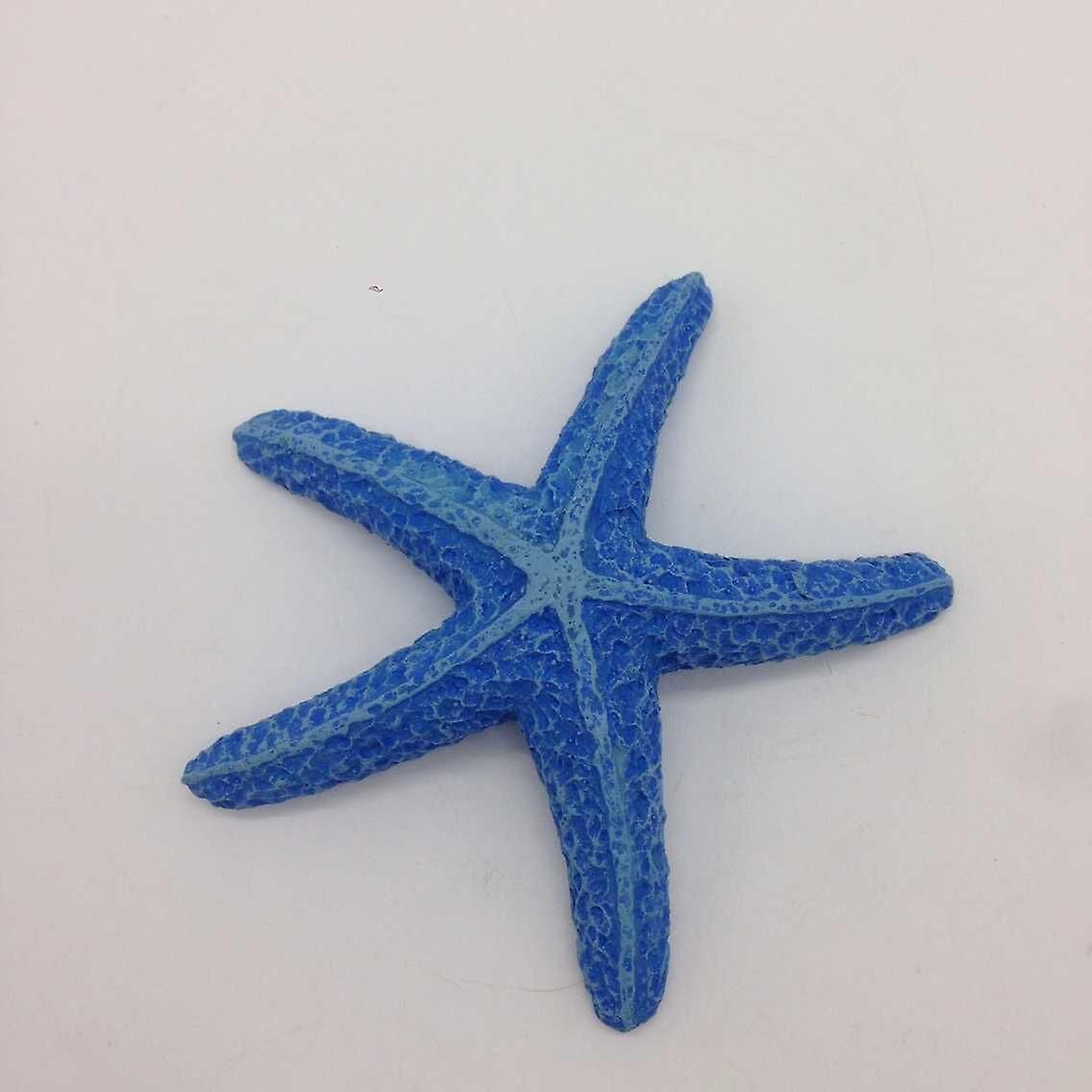 8*9*2CM Blue Simulation Starfish Resin Fish Tank Decoration