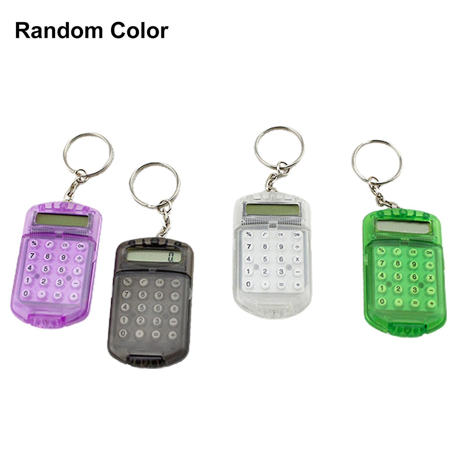 Calculator Creative Convenient Electronic Mini Calculator Bag Charm Keychain For School