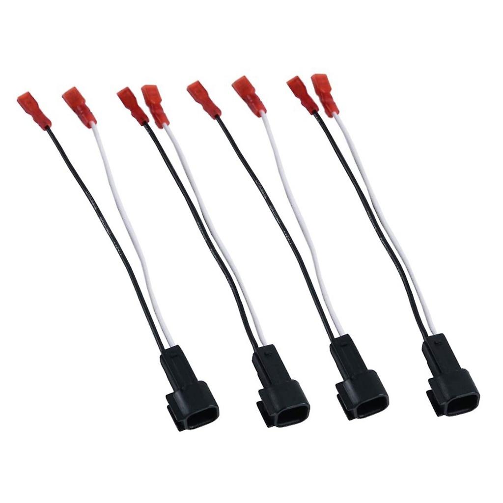 4 stks auto luidspreker audioharnas draadadapter voor chevy focus mazda