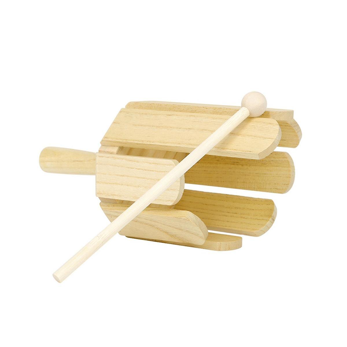 Real Wood Eight-Tone Barrel, Eight-Tone Musical Instrument, Early Learning Instrument
