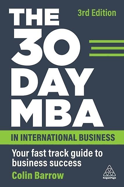 The 30 Day Mba In International Business by Colin Barrow Paperback Book