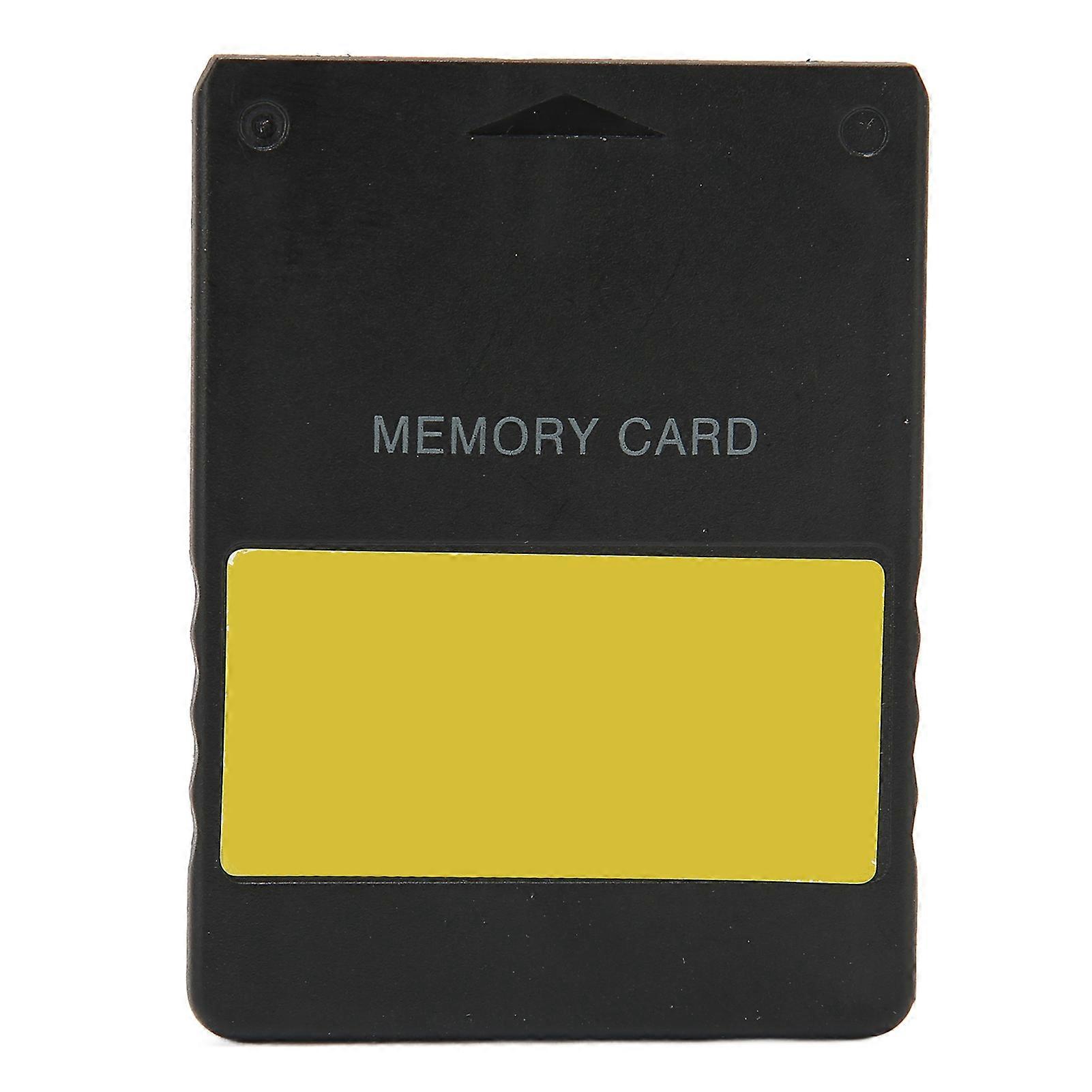 Memory Card FMCB V1.966 Plug and Play Game Console External Data Card with Free McBoot for PS2 32MB Yellow Label
