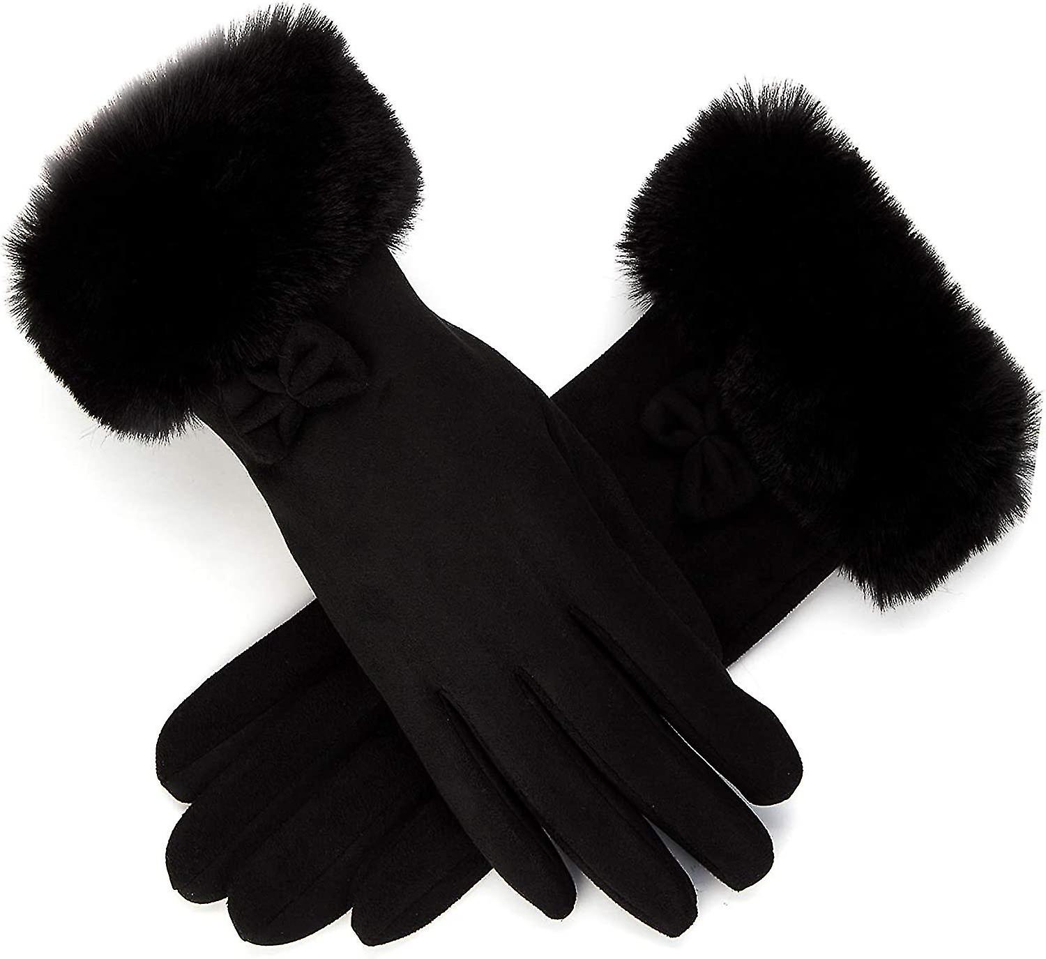 Womens Winter Gloves Touchscreen Texting Warm Lining Cold Weather Gloves