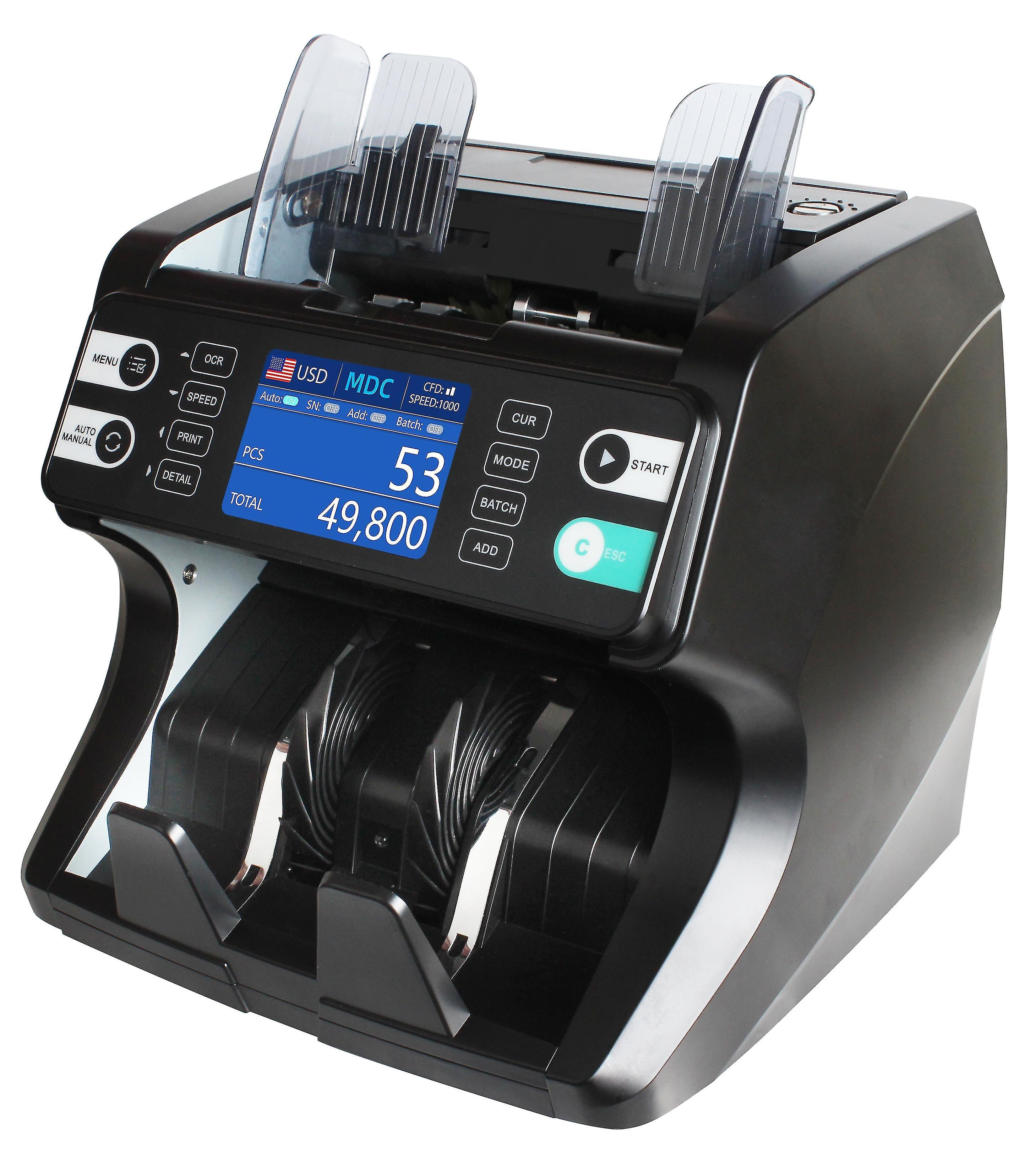 Money Counter With Banknote Detector, Cis Image Multi-country Currency Counter Total Amount, Mixed D