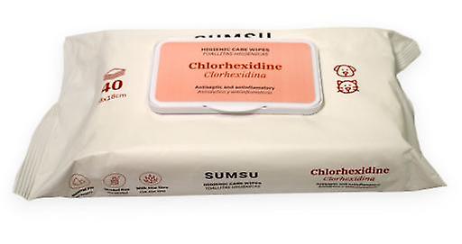 SUMSU Wet wipes with Chlorhexidine for Dogs and Cats - 40 pcs.
