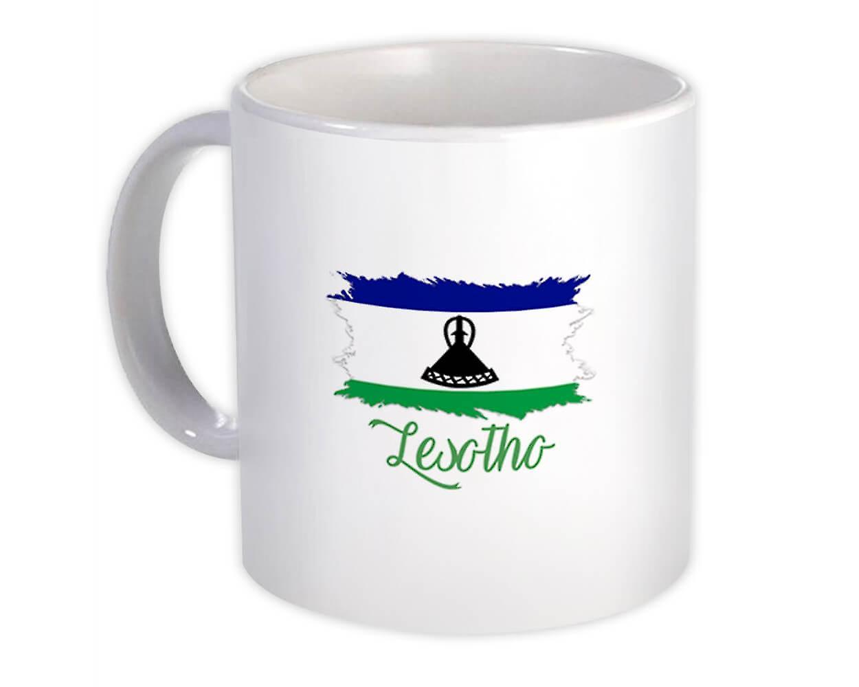 Gift Mug: Lesotho Flag Country