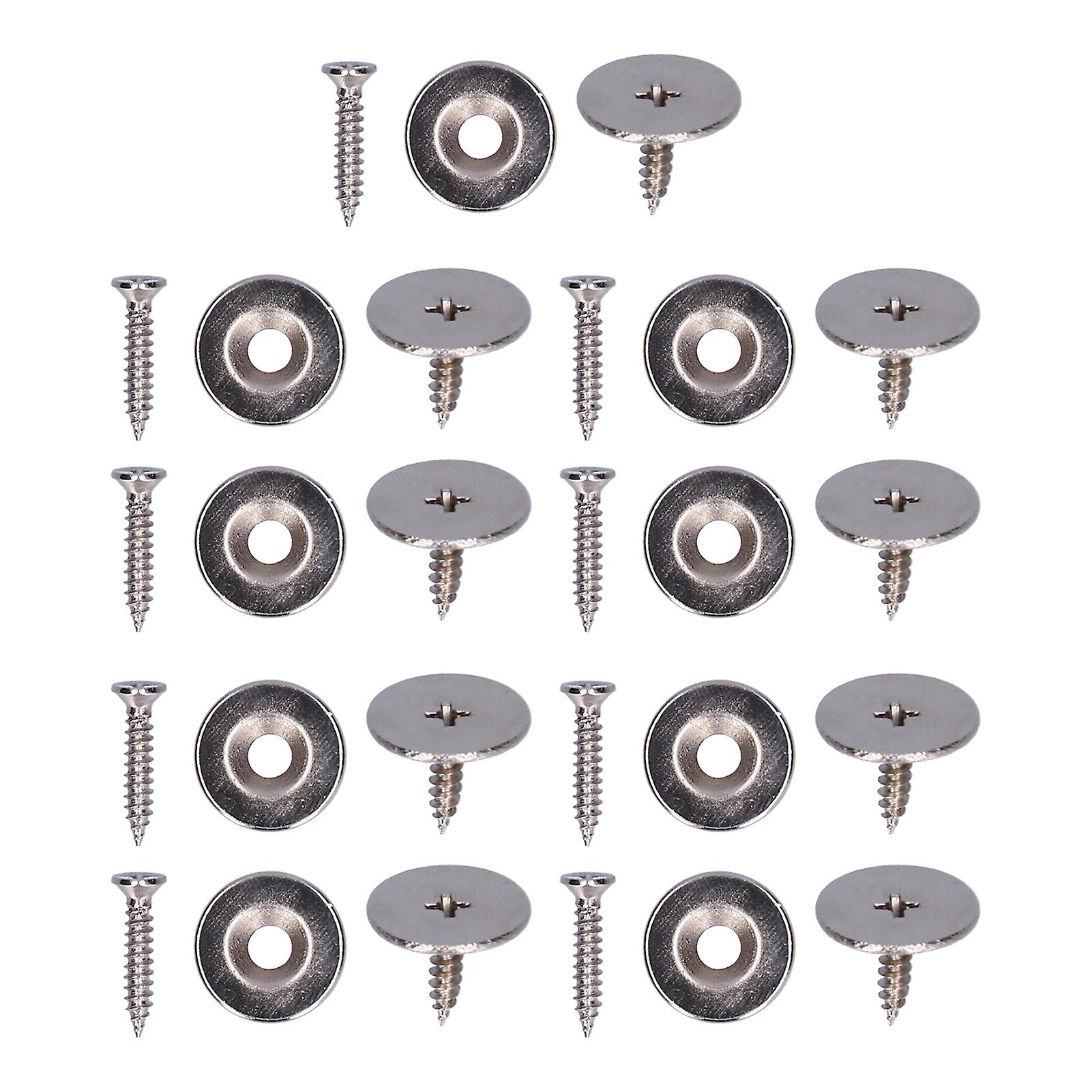 10Set Ultrathin Door Hole Magnet Disc Hole Magnet Countersunk Hole Magnet Circular Magnet