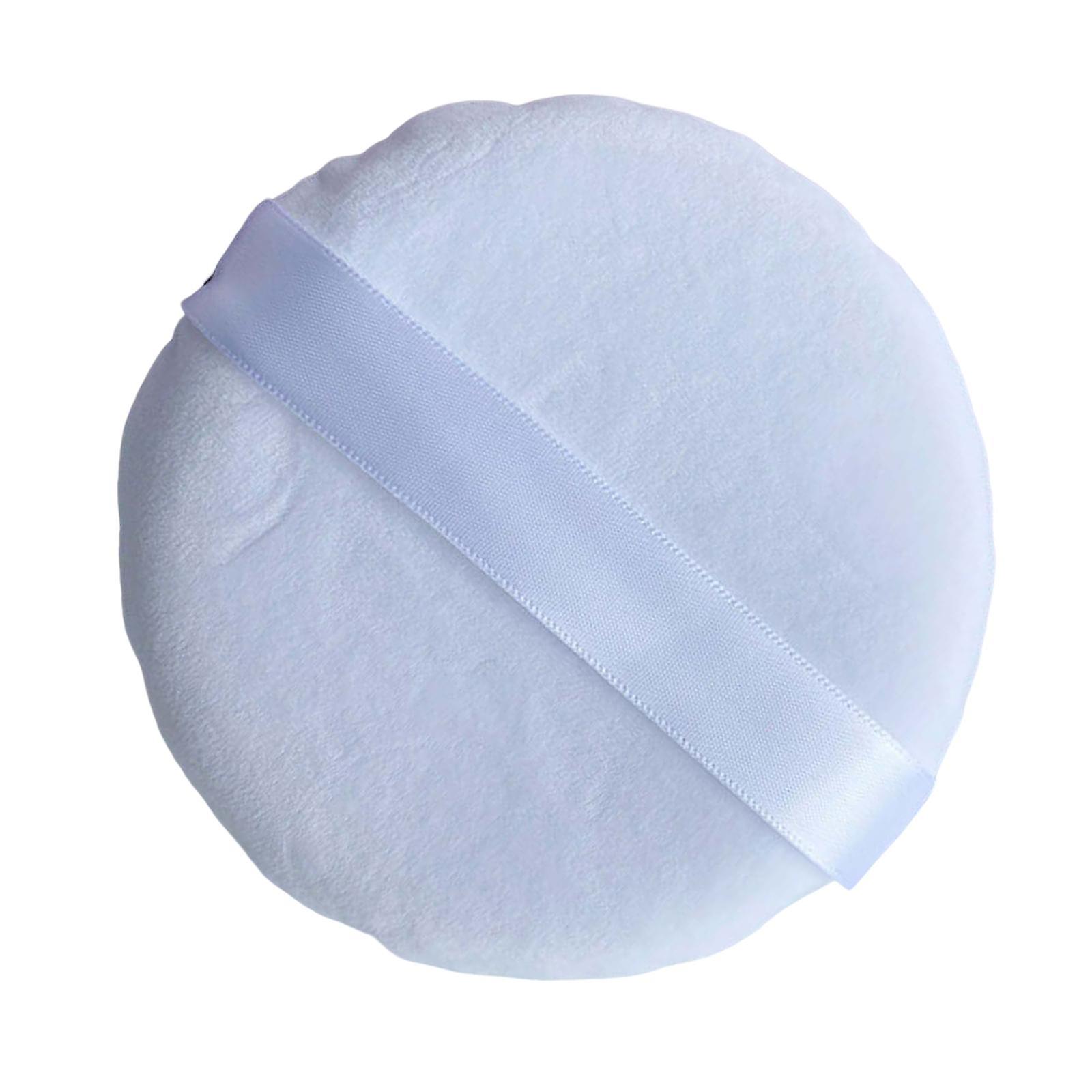 Makeup Setting Tool Makeup Puff Large Soft Round for Women Make up White
