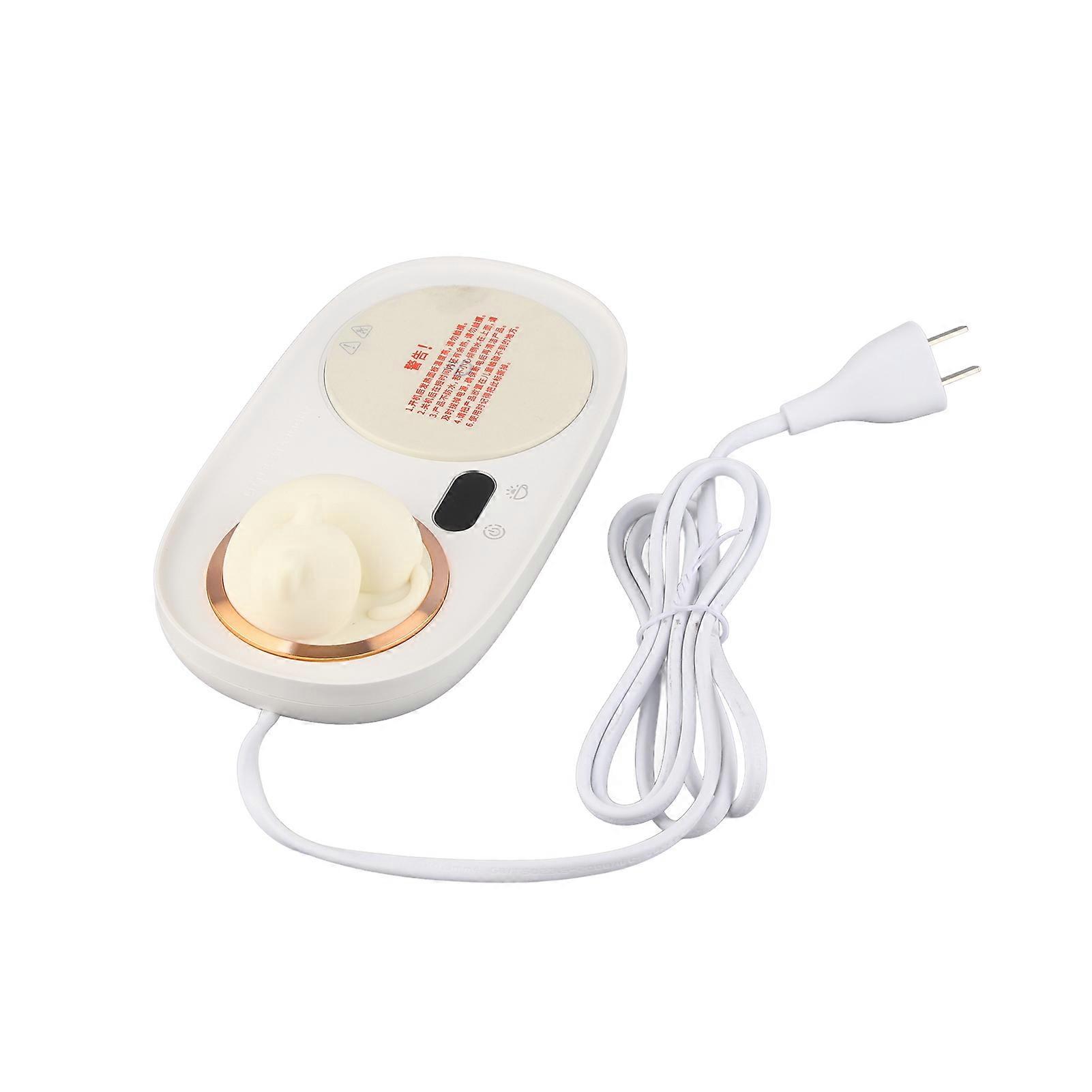 Intelligent Mug Warmer Coaster 55 Degrees Celsius Constant Temperature Cup Heating Mat Pad for Working White