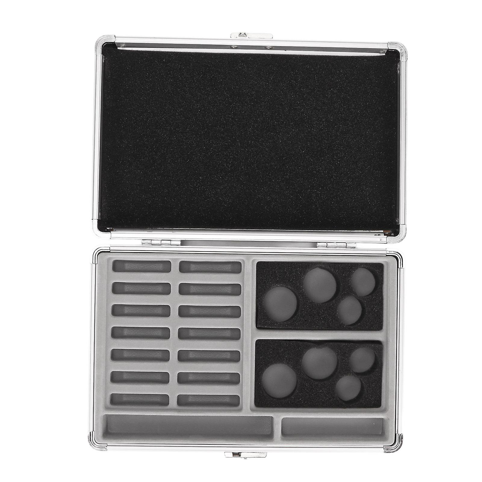 Hearing Amplifier Display Case Aluminum Alloy Waterproof Heat Resistant Carrying Box for Sample Showing