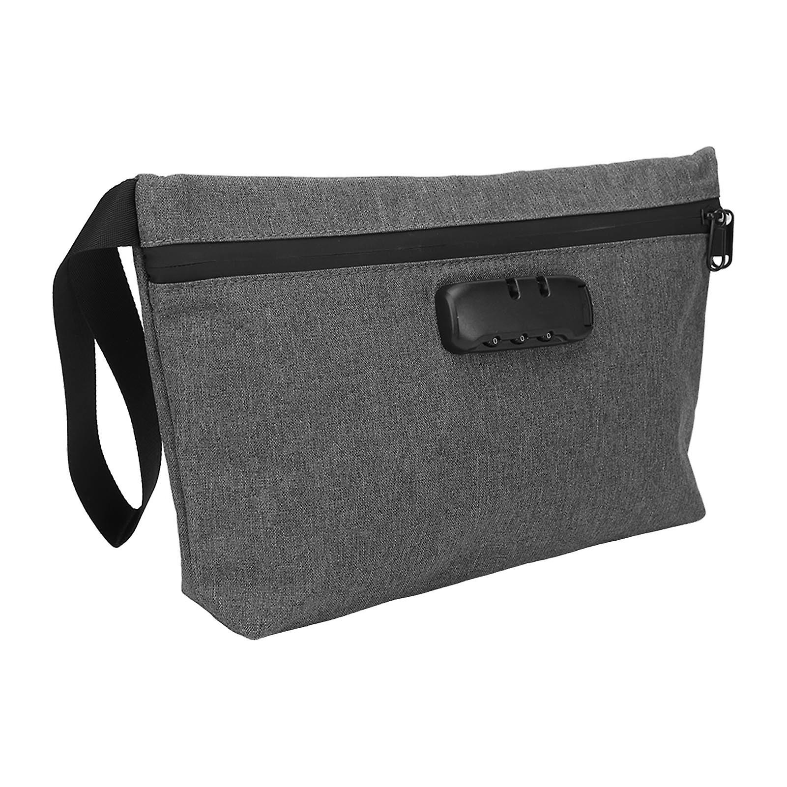 Nylon Storage Bag Activated Carbon Deodorant Zipper Closure Password Lock Travel Bag 