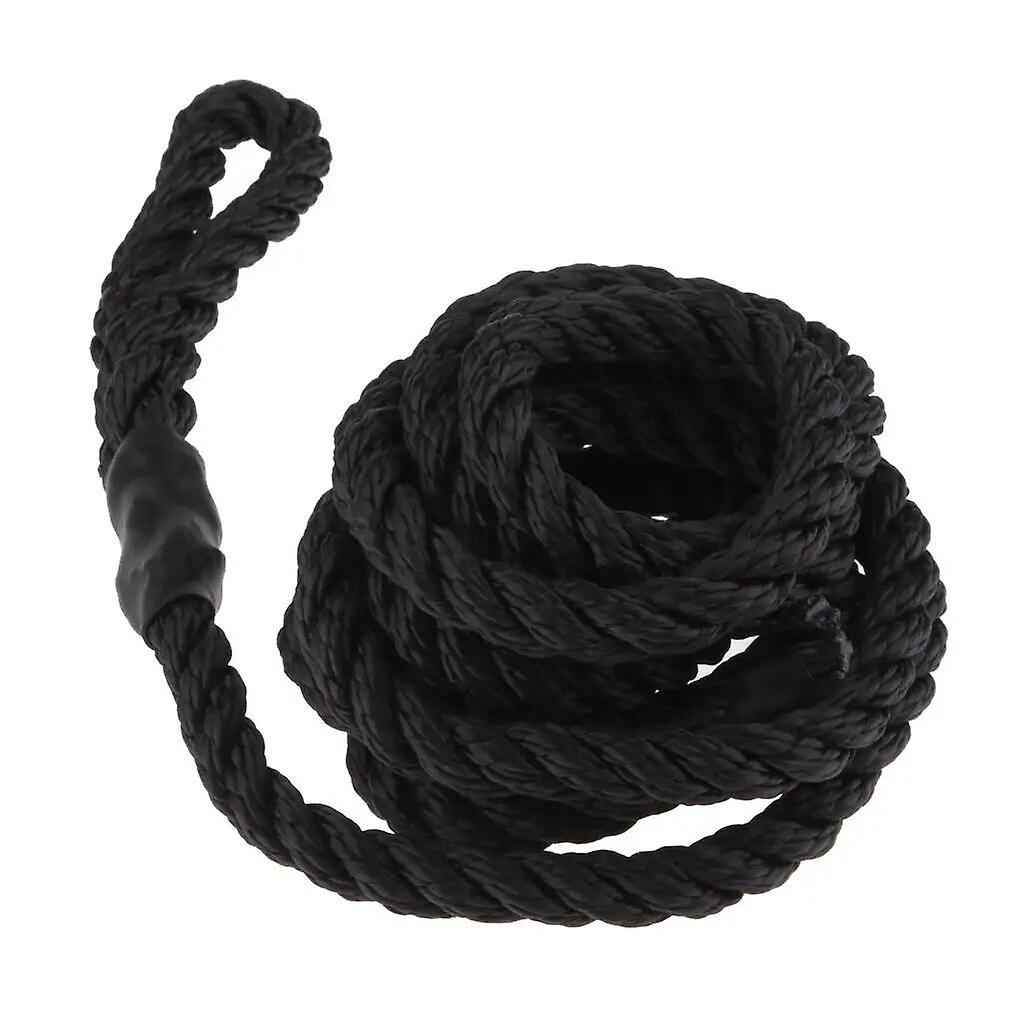 Black 3/8"X 6.5 Multifilament Polypropylene Double Braid~7210