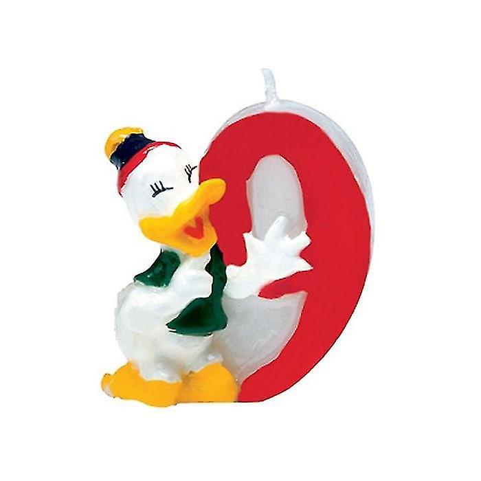 Disney Donald Duck 9th Birthday Candle