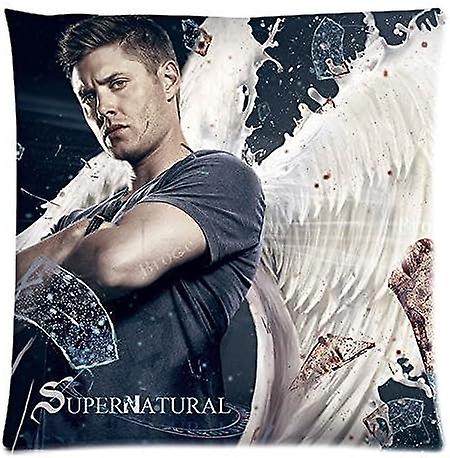 カスタム超自然的なディーンウィンチェスターサムウィンチェスター枕カバーシャムスロー枕クッションケースカバー両面プリント18X18インチ