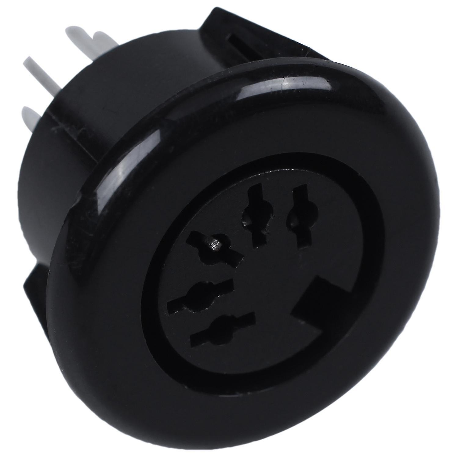 Female 5 Pin Din Plug Panel Mounted Keyboard Cable Connector Adapter