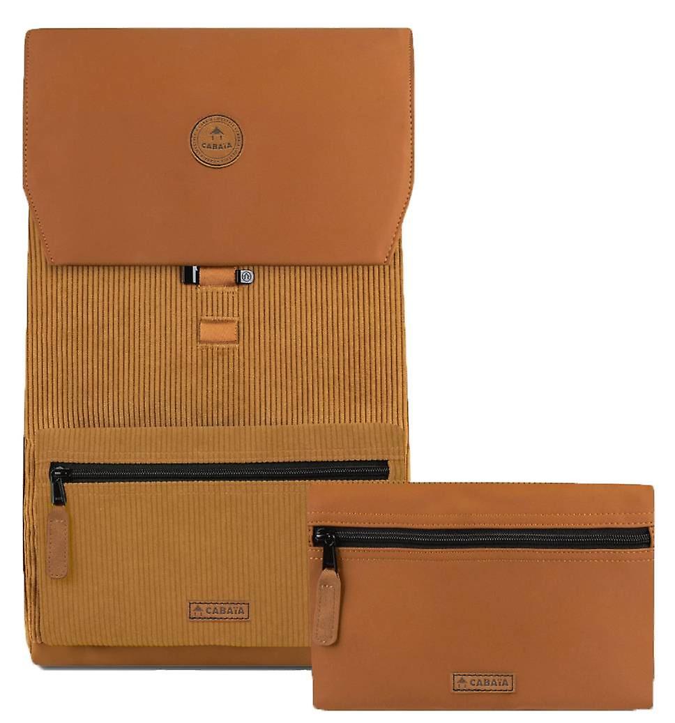 Cabaia City Velvet Medium Backpack - Leeds Orange