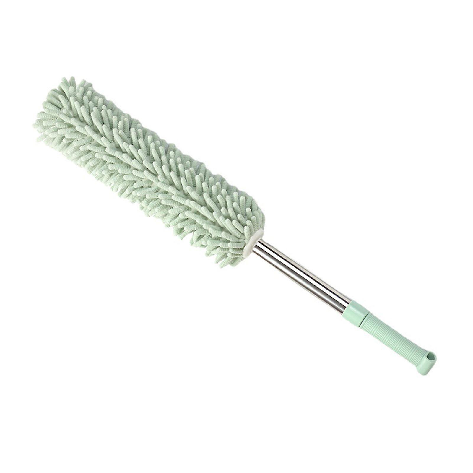 Retractable Green Chenille Duster 62-95cm, 35cm Brush Head