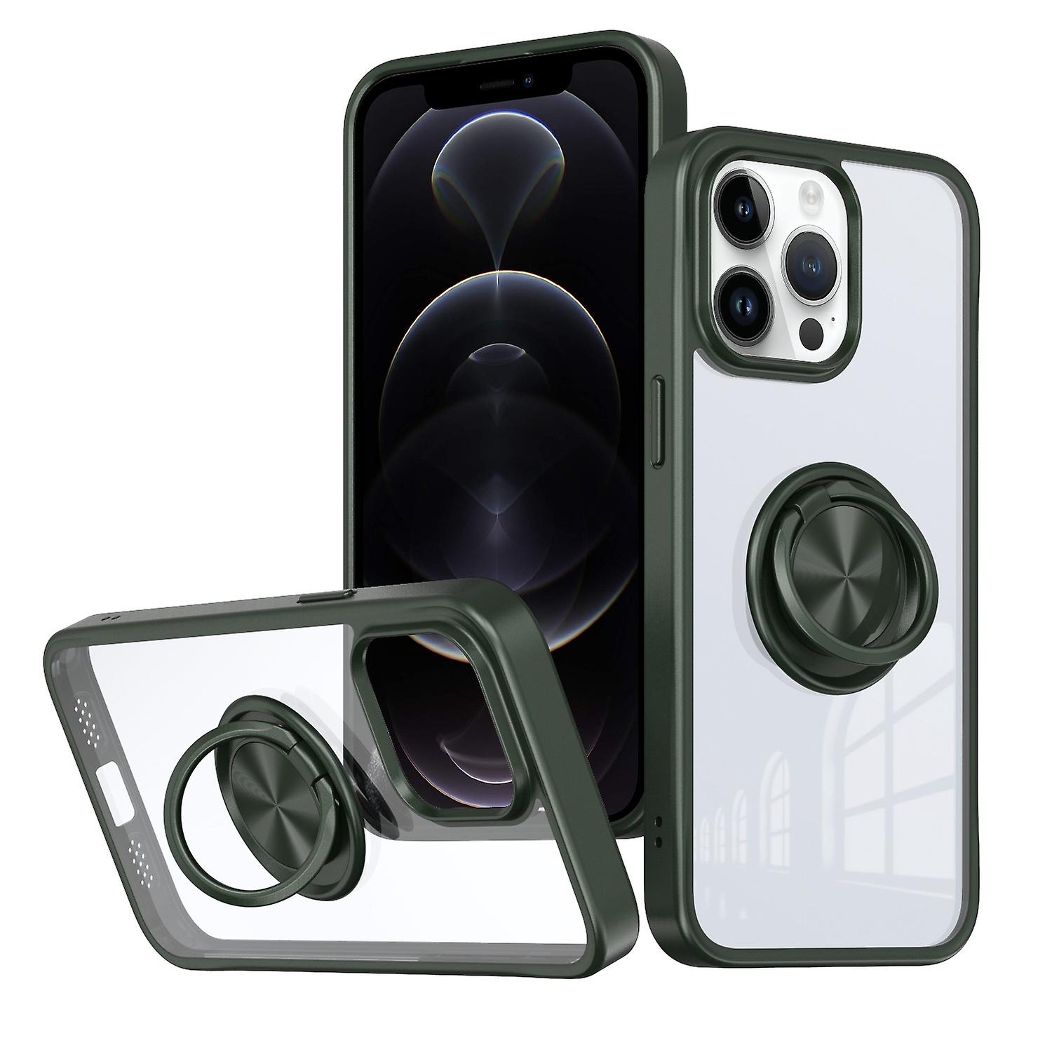 Ring Holder PC Hybrid TPU Case For iPhone 12 Pro Max / 12 Pro / iPhone12
