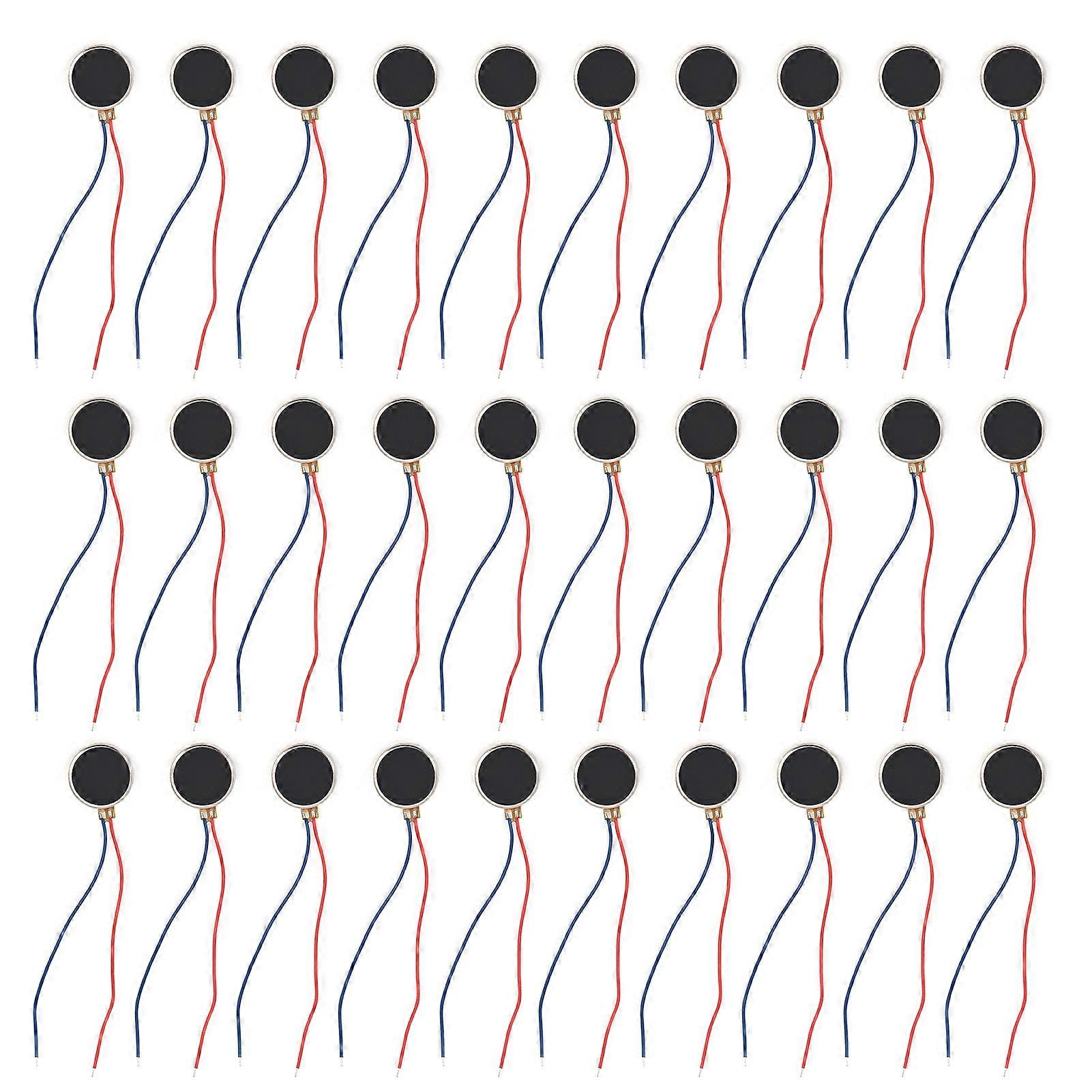 Mini Vibration Motor Small Size Lightweight Low Noise Flat Coin Button Type Micro Motor 3v