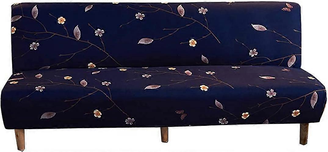 Sofa cover without armrests stretch 2 seater sofa cover foldable