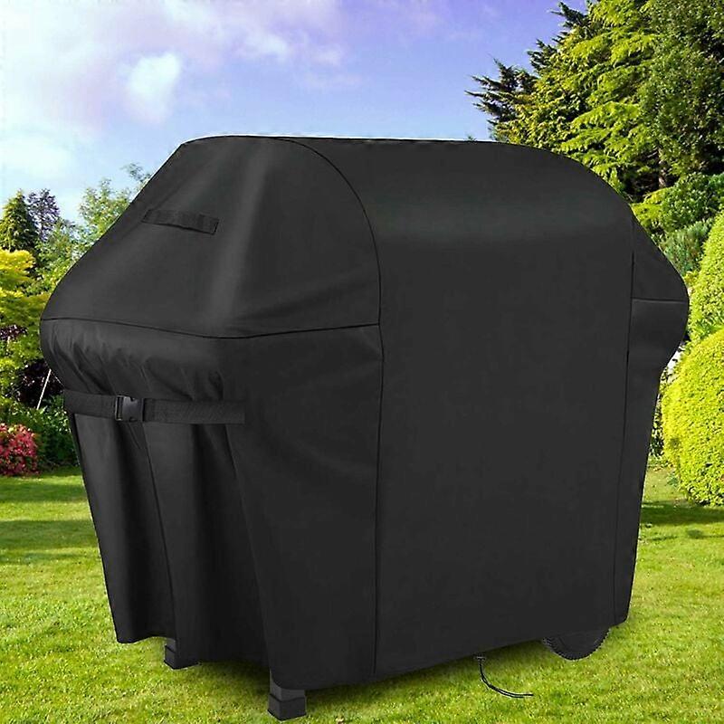 Barbecue cover, 600D waterproof double layer with adjustable bilateral fixed buckle (71  68 cm)