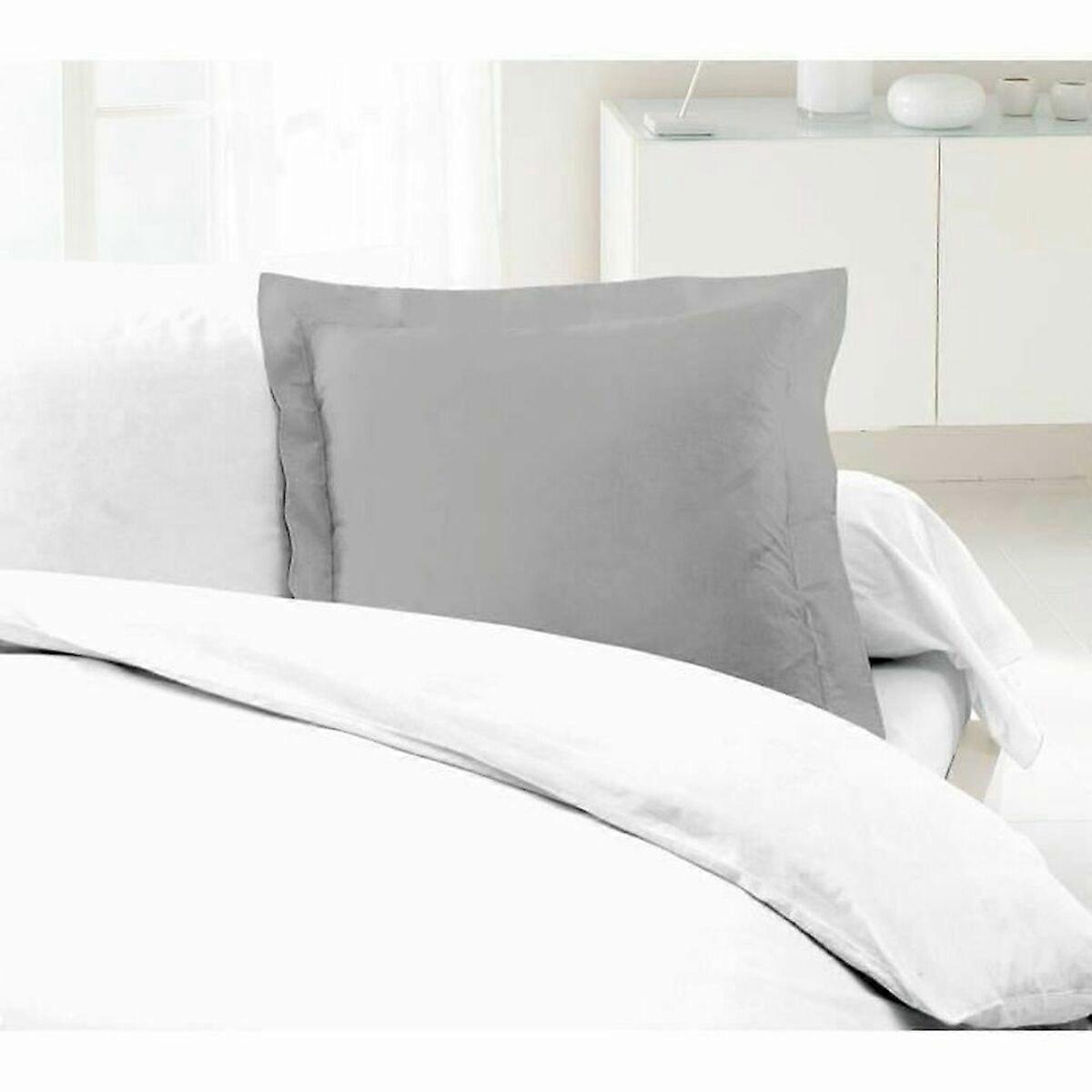Pillowcase Lovely Home Grey Light Grey 63 x 63 cm (2 pieces)