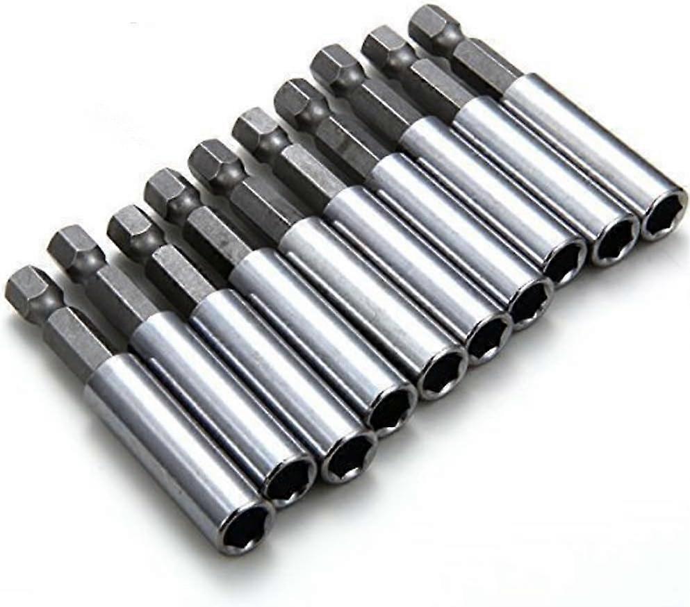 10-Pack Magnetic Extended Socket Bit Holder, Hex Power Tools