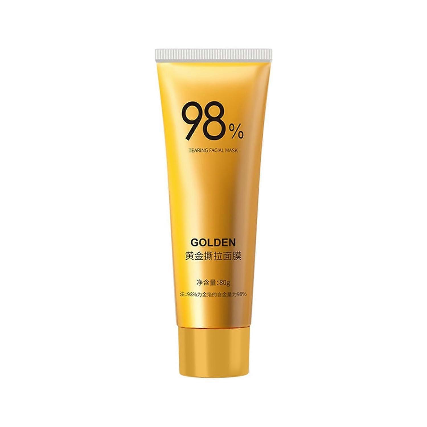 Golden Peel Off Mask, 98.4% Gold Foil Peel-Off Mask, Gold Foil Peel Off Mask, 24K Gold Face Mask, Anti Ageing Wrinkle Lifting Mask