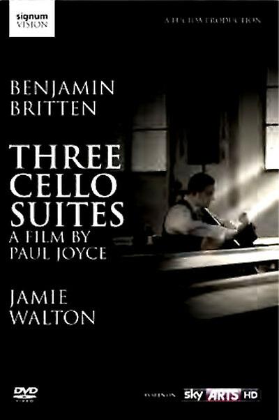 Benjamin Britten Three Cello Suites DVD (2017) Paul Joyce cert E NEW - Region 2