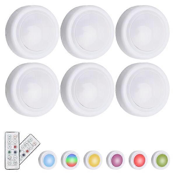 LED spotlights with remote control - Wireless MultiColor 12-pack