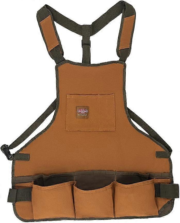 mens Tool,adjustable,work Tool Bag, Brown, 16 pockets