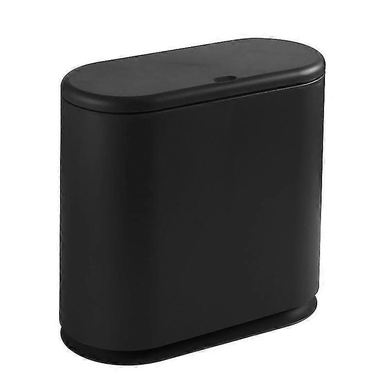 Dual Layer Trash Can Plastic Removable Space-saving Simple Garbage Can