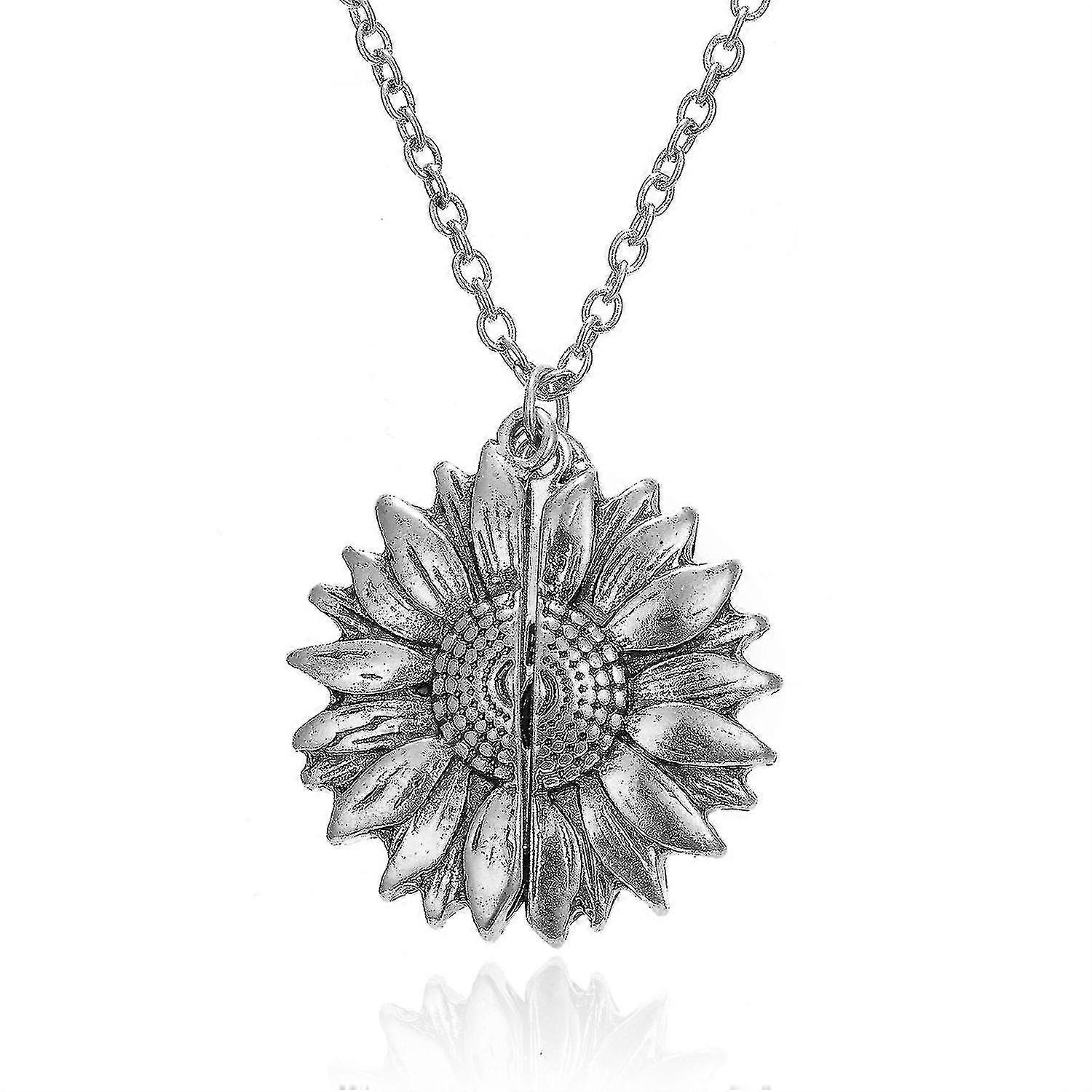 Creative Sunflower Necklace Openable
