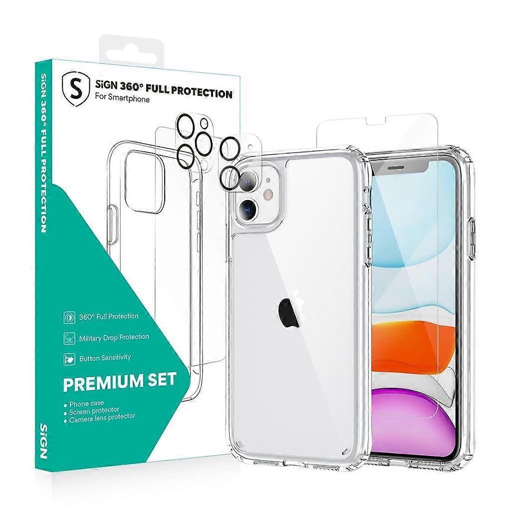 360 Complete Protection -paketti iPhone 11:lle