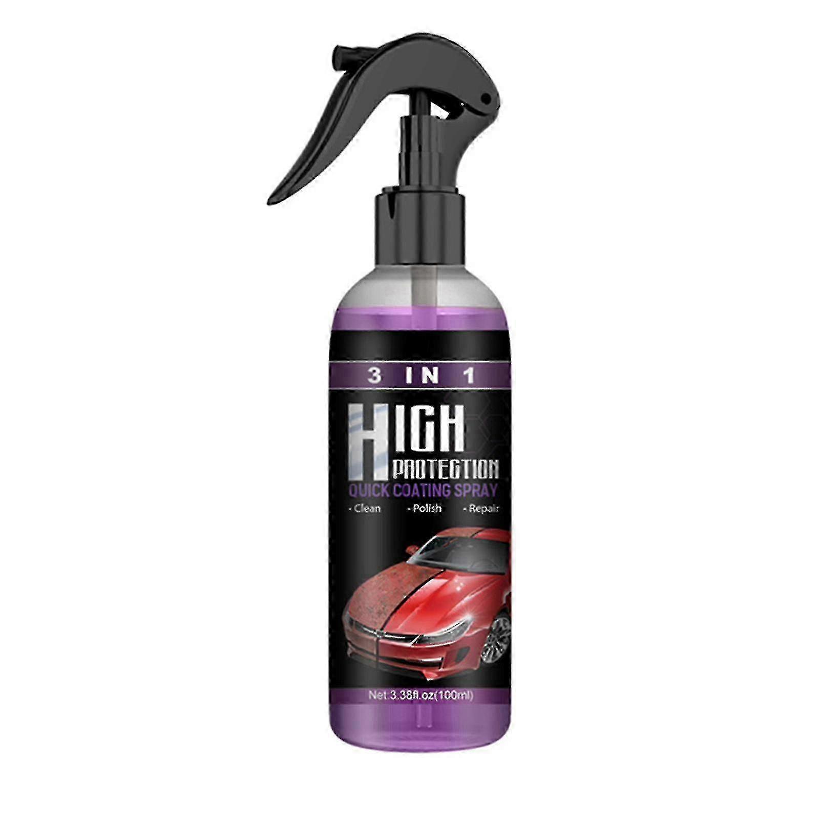 3 i 1 högt skydd snabb bilfärgspray automatisk handfärg färgbyte rengöring beläggningsspray nyhet
