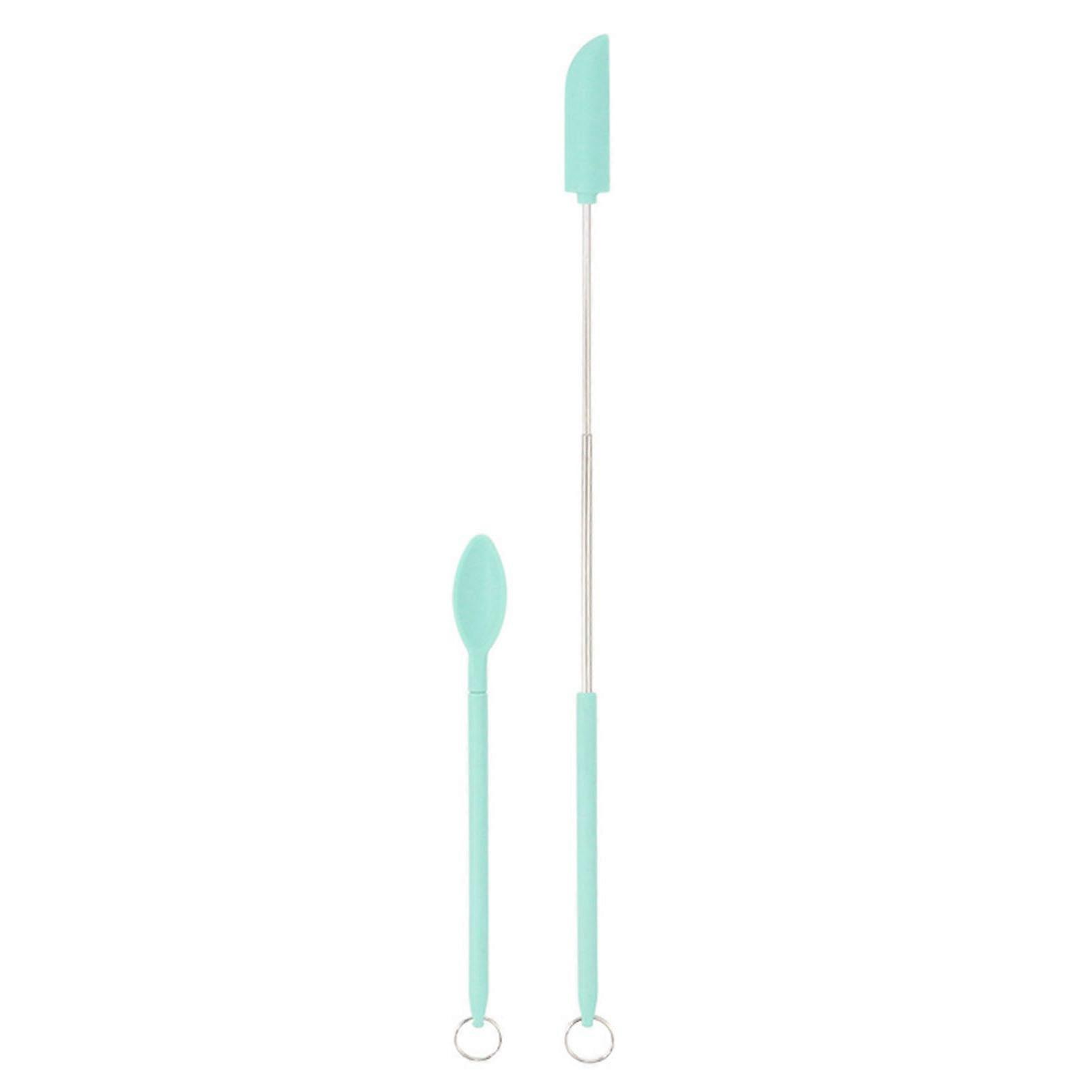 Mini Silicone Telescopic Spatula Multipurpose Double-Headed Cream Cake Scraper