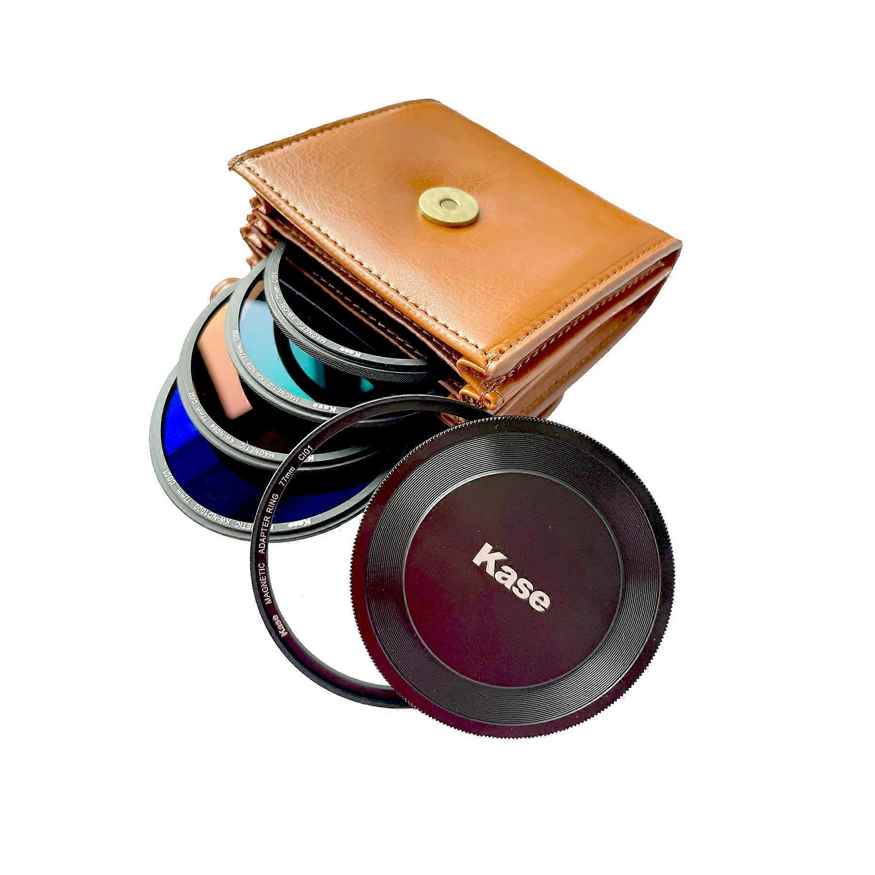 Obudowa Wolverine Kit Filtr Kepadatan Netral Profesional Magnetik Termasuk CPL ND8 ND64 ND1000 Adapter Cincin Tas Tutup Lensa