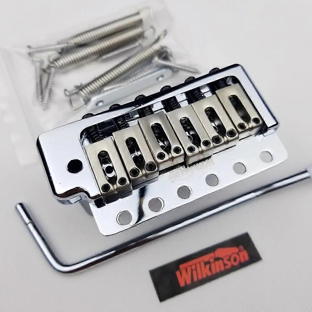 Wilkinson ST Gitara elektryczna Stała 6 Mostek systemu Tremolo Chrom srebrny WOV09