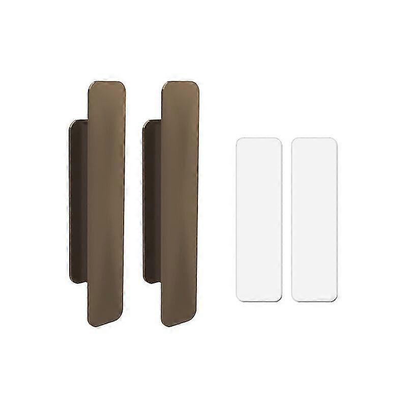 12 Pieces Plastic Door Handle, Self Adhesive Handles, Sticky Door Handle, for Window Door, Drawer, Cabinet, Refrigerator, Stick On Handles for Glass D