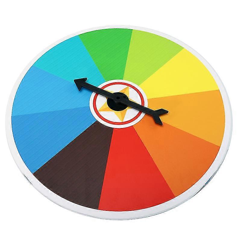 1pc Funny Lottery Machine Small Turn Plate Draw Game Hanging Wall Turntable