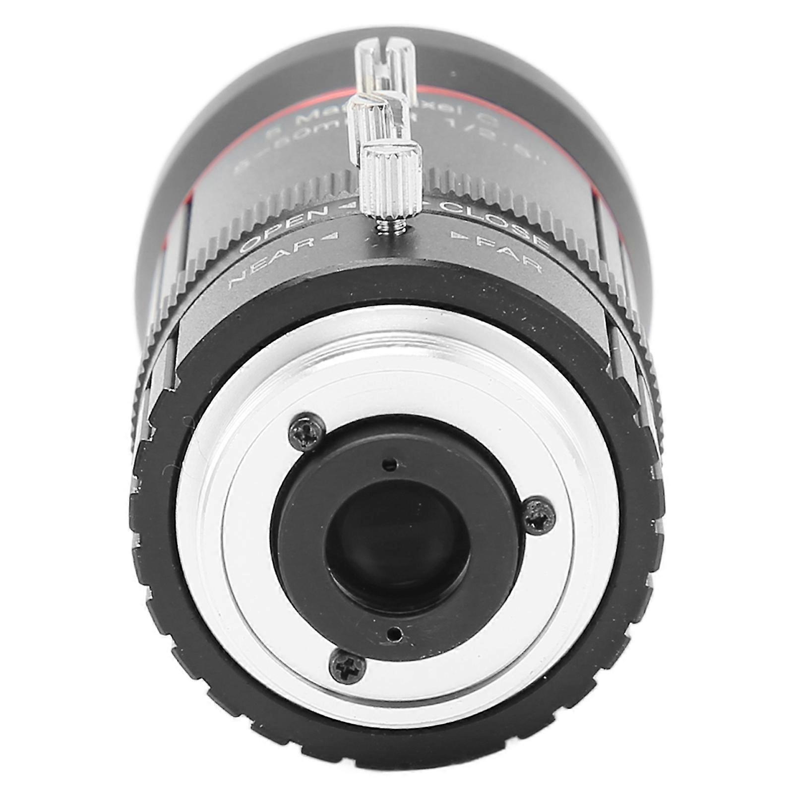 Camera Zoom Lens 550mm 5MP Focal Length C Mount Manual Aperture High Definition for Industrial Camera