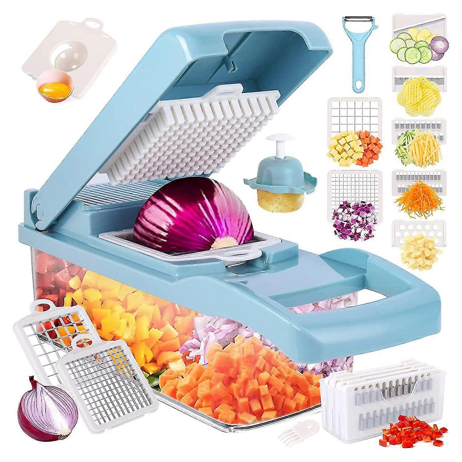 Vegetable Chopper, Pro Onion Chopper,multifunctional Food Chopper, Kitchen Vegetable Slicer Dicer C