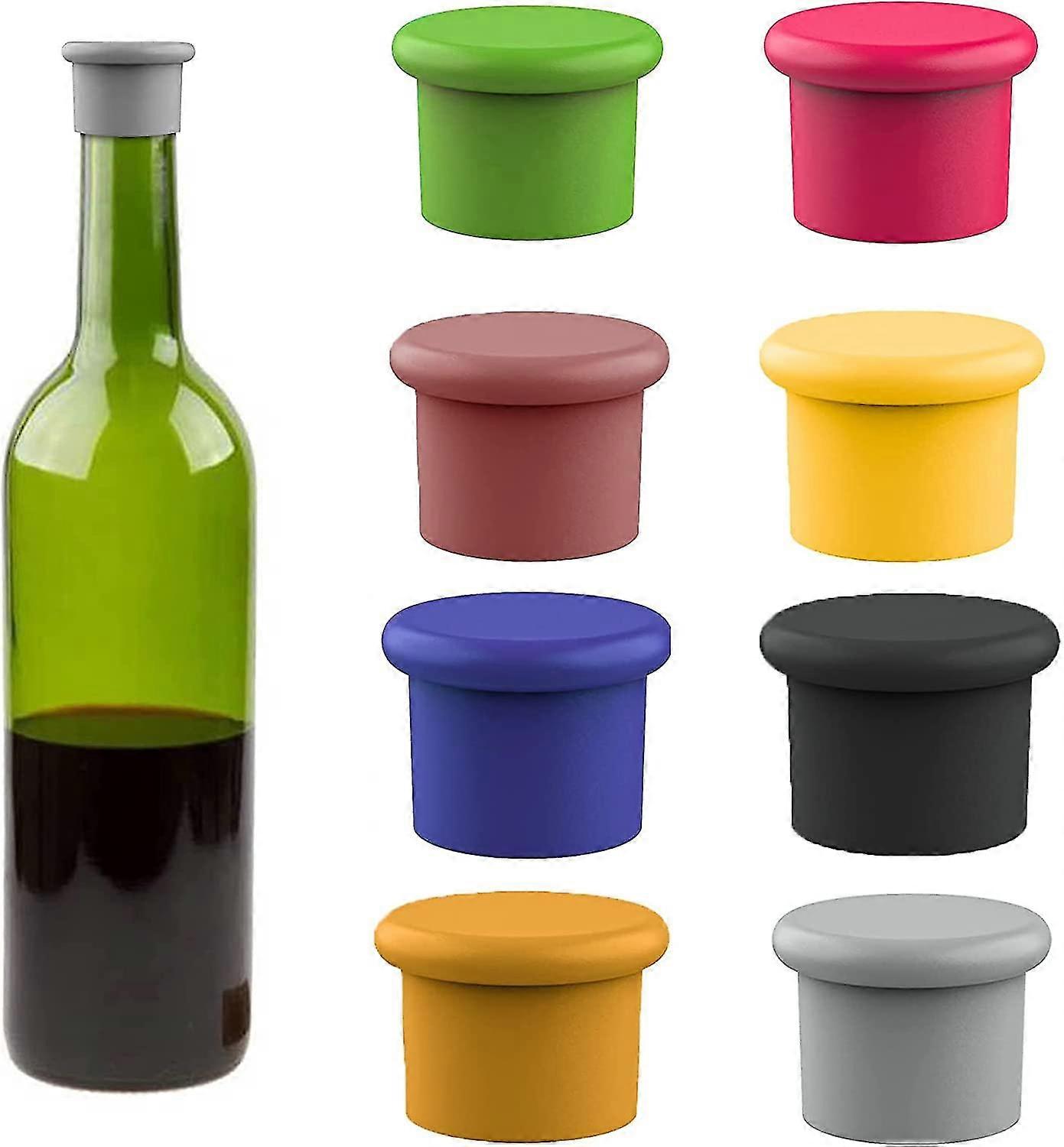 Silicone Crown Caps, 8 Pieces Bottle Cap Beer Bottles, Bottle Cap Universal